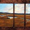 Misty Morning, Waquoit Triptic -  $1200