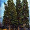 I Cipressi, 18" x 14" -  $900
