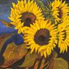 Sunflowers,  12" x 12" -  $900