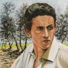 The Olive Picker, 20" x 20", $900